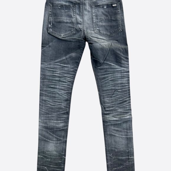 Amiri Storm Grey Stack Jeans - Picture 2 of 4